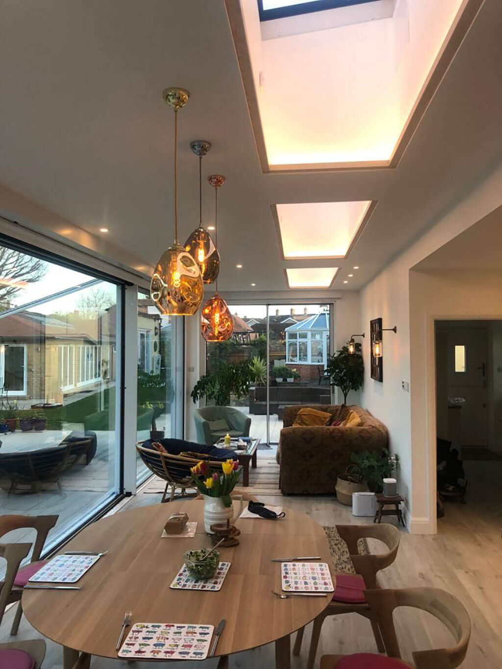 Bright completed property refurbishment