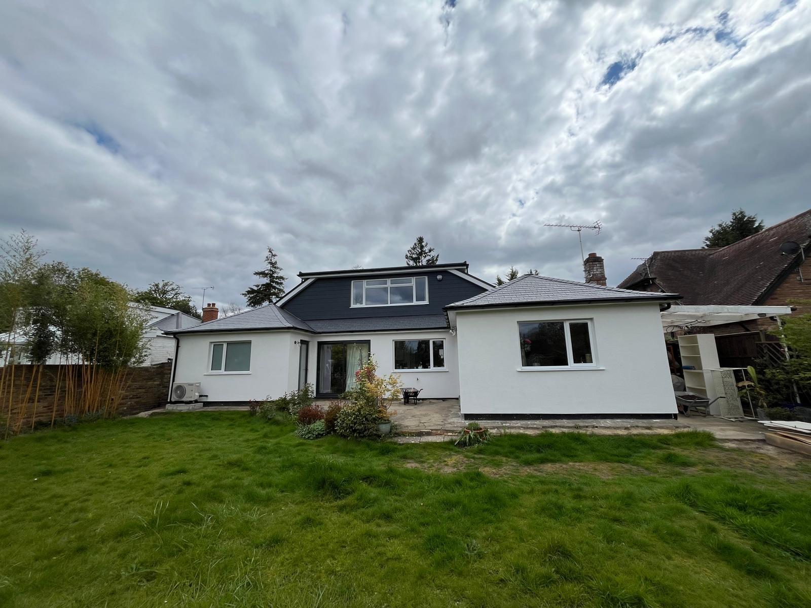 Completed loft conversion and rear property improvement by Johnson Construction
