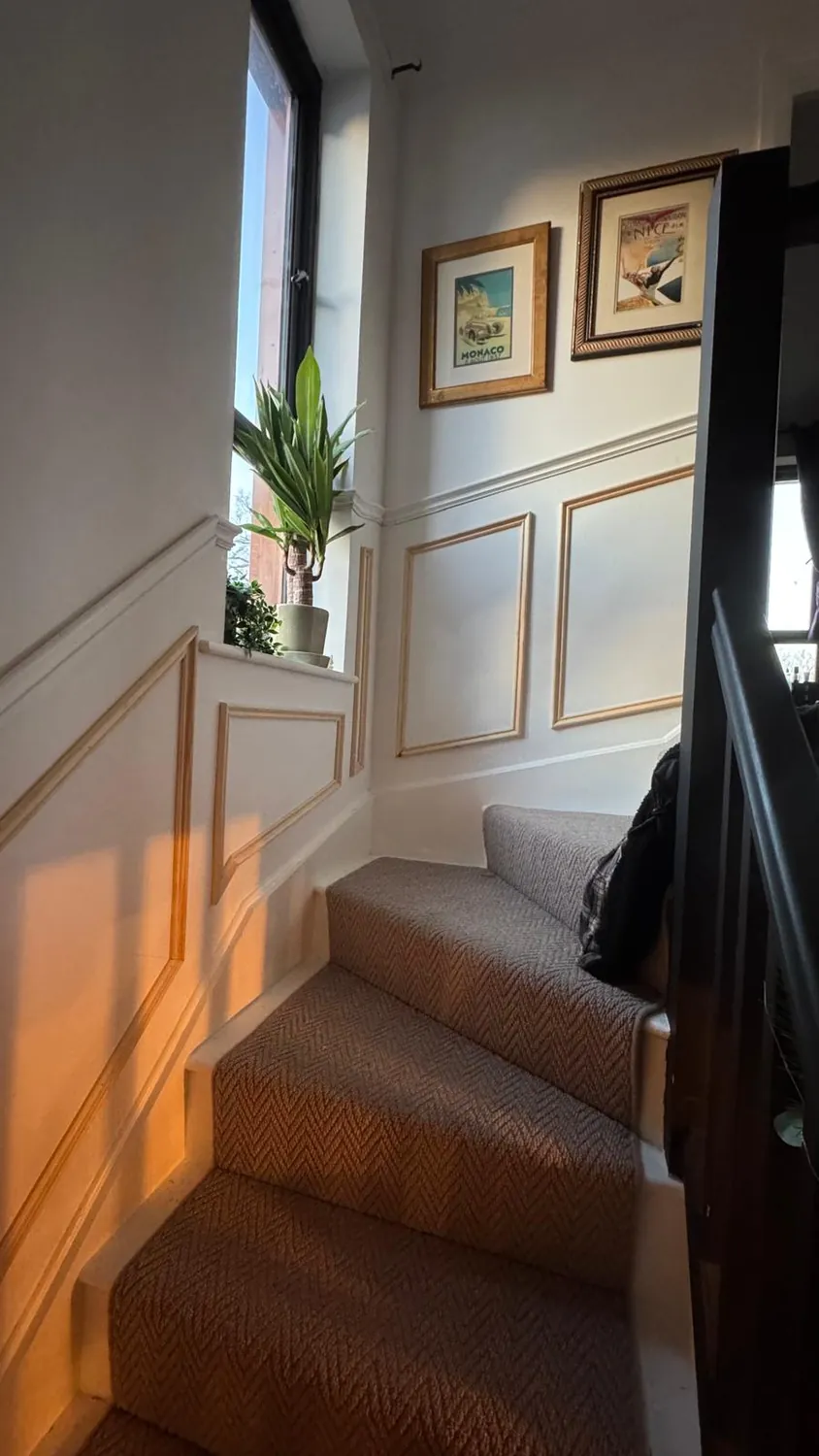 Timber stair panelling by Johnson Construction