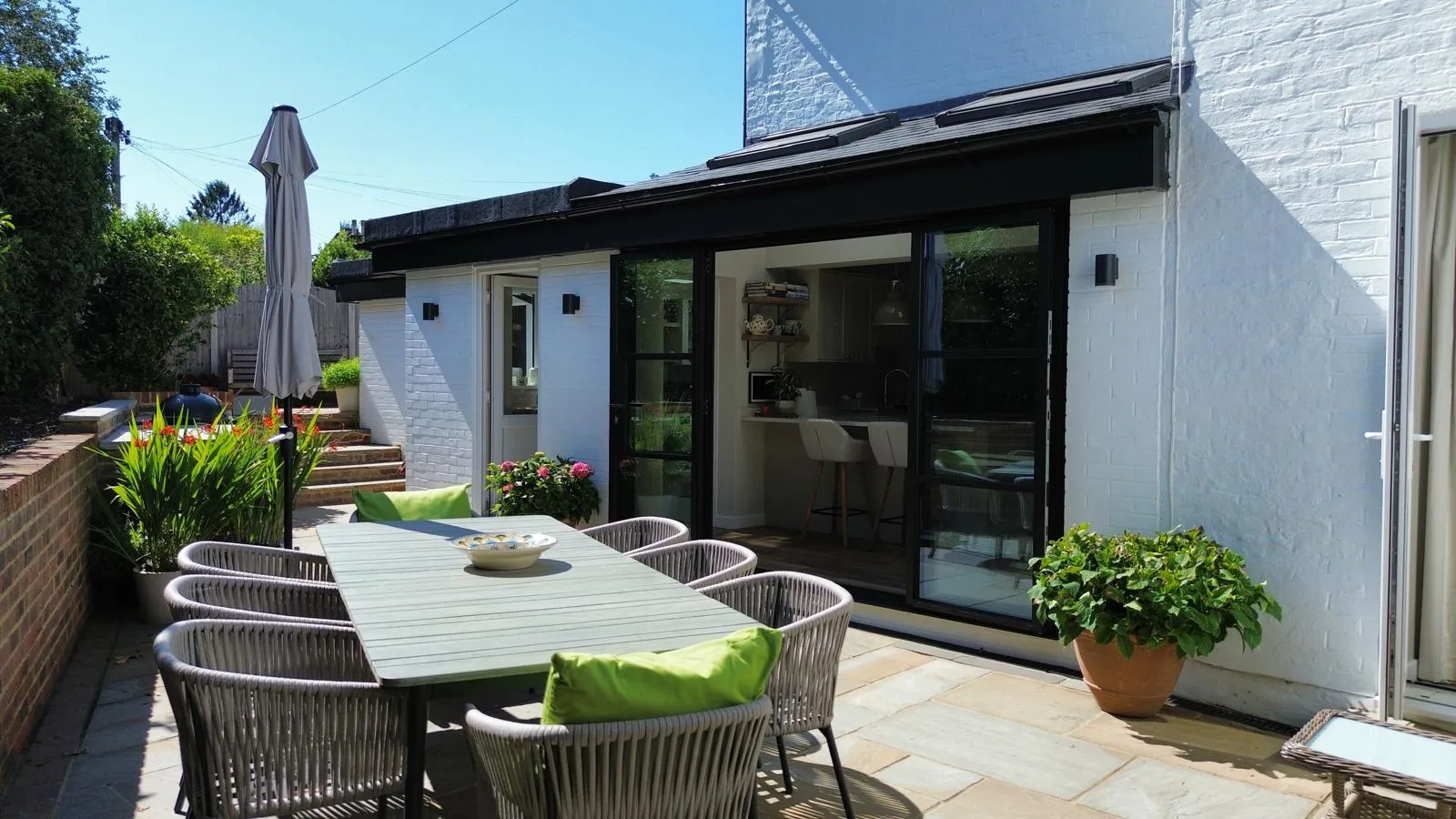 Completed house extension by Johnson Construction